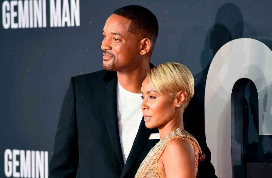 Will and Jada Smith – Golden Globes press room